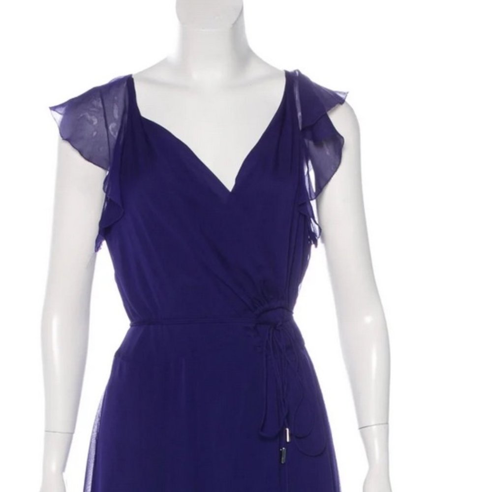 Diane von Furstenberg Delancey Silk Wrap Gown (US Women's 4) "New"